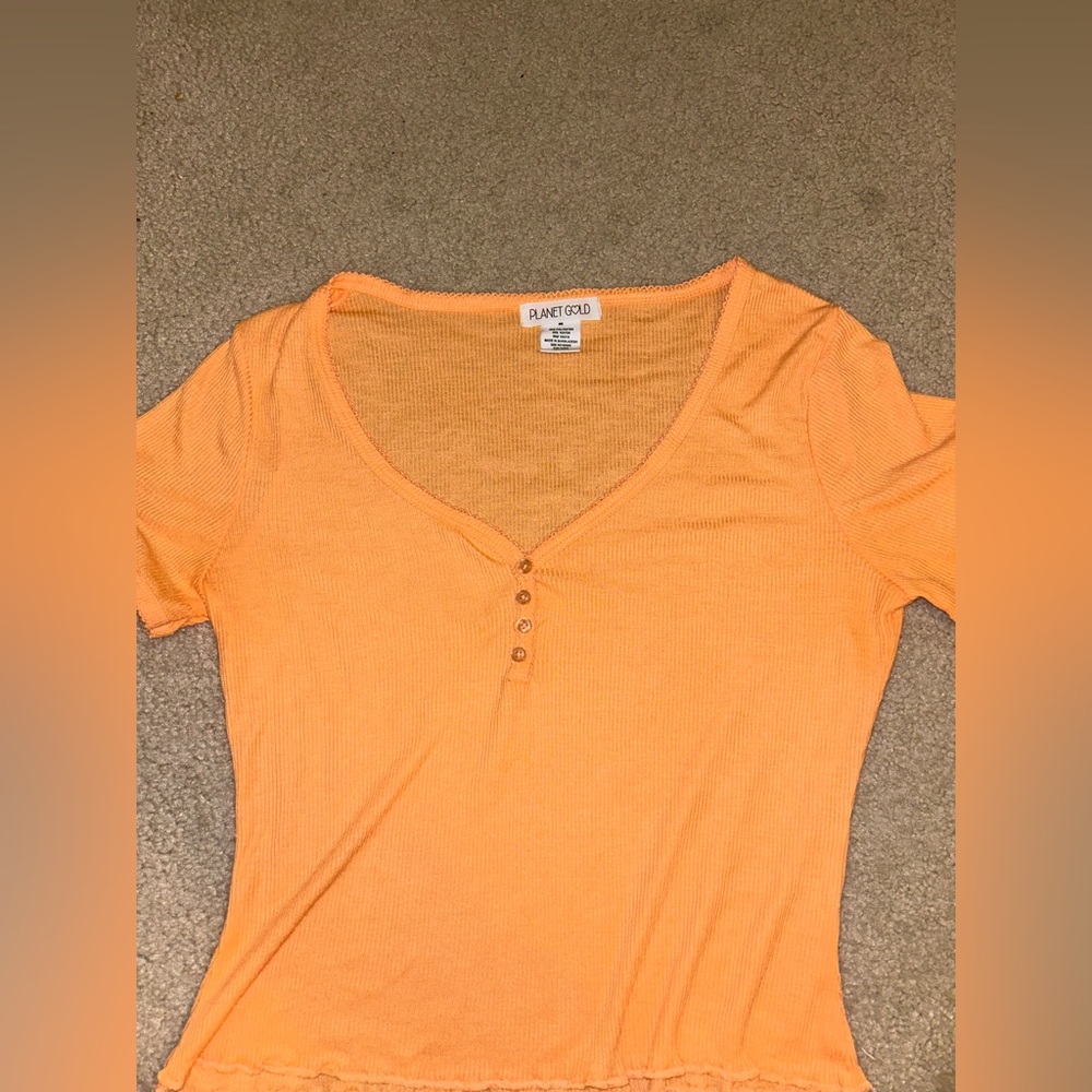 Orange Baby Tee